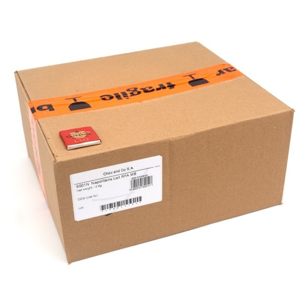 Cafe-Tasse Lait 32% Milk Chocolate Napolitains Box - 4kg 6001N