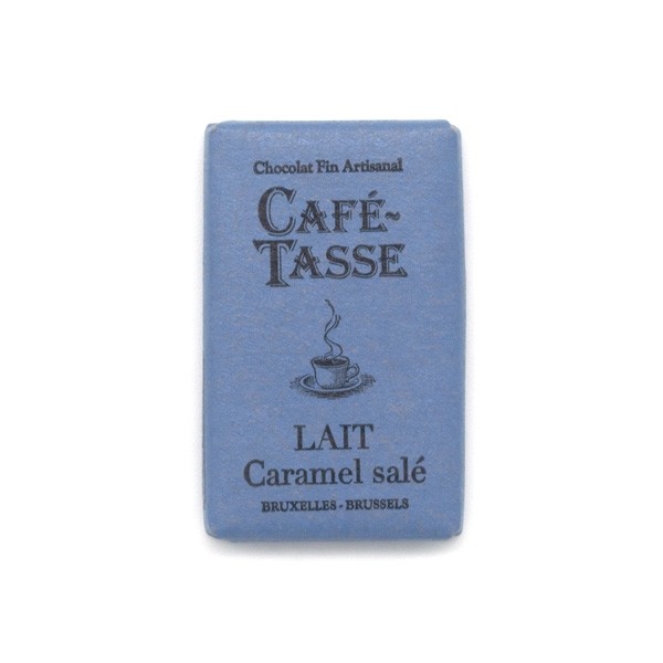 Cafe-Tasse Lait Caramel Salé 38% Milk Chocolate & Salted Caramel Mini-Bar Single - 9 grams 8011