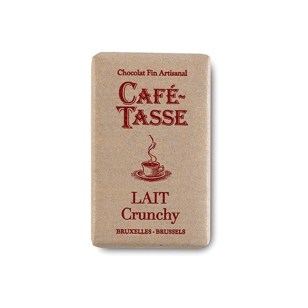Cafe-Tasse Lait Crunchy 38% Milk Chocolate & Crisps Mini-Bar Single - 9 grams 8018