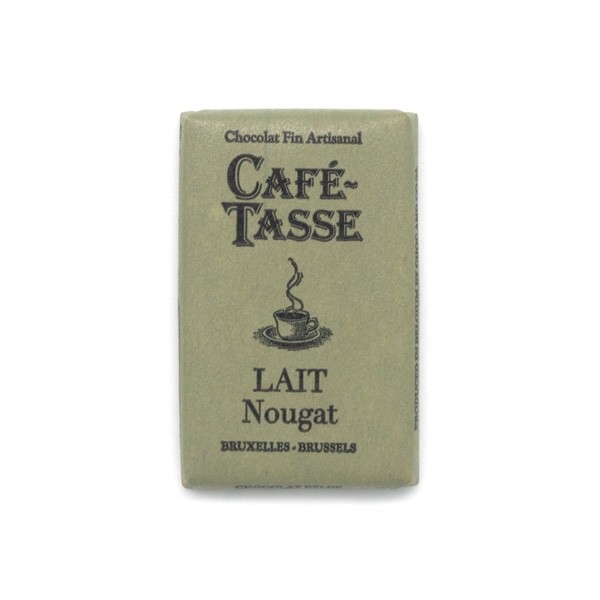 Cafe-Tasse Lait Nougat 38% Milk Chocolate & Nougat Mini-Bar Single - 9 grams 8005