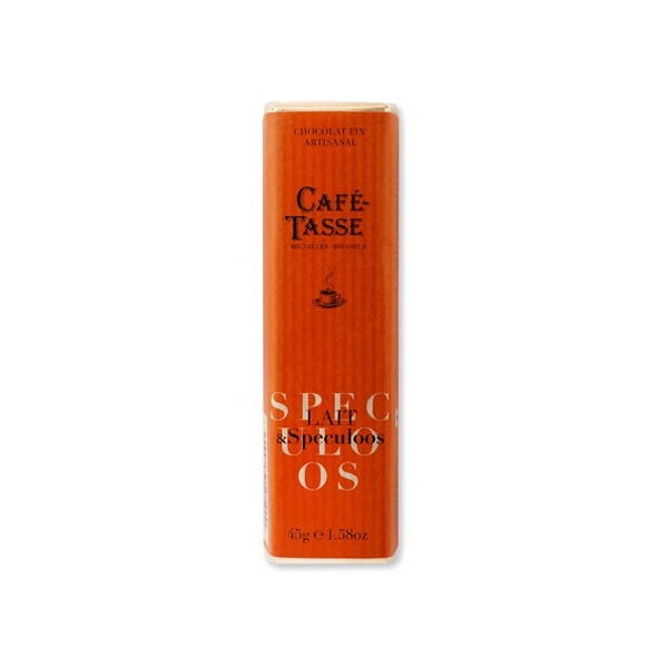 Cafe-Tasse Lait Speculoos 38% Milk Chocolate & Cookie Bar - 45g 5059 7059