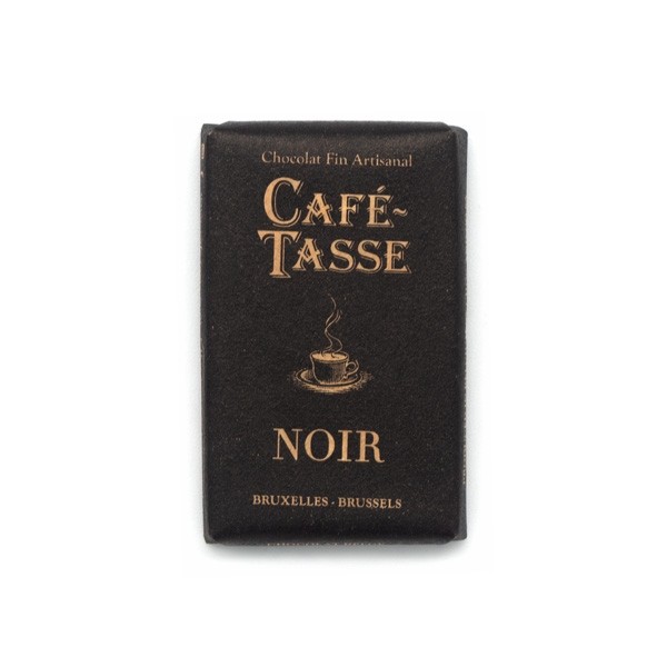Cafe-Tasse Noir 60% Dark Semisweet Chocolate Mini-Bar Single - 9 grams 8002
