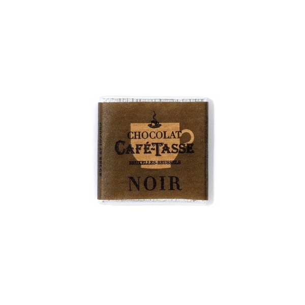 Cafe-Tasse Noir 60% Semisweet Dark Chocolate Napolitains Bulk Box - 1 kg