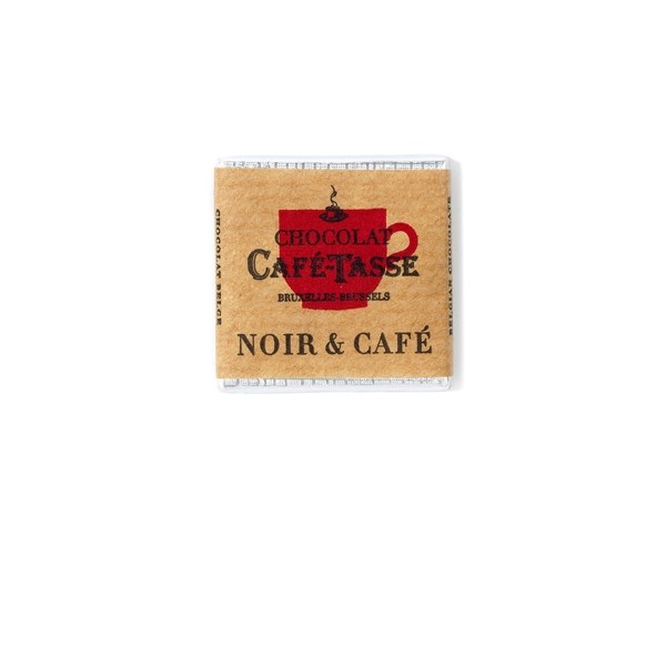 Cafe-Tasse Noir & Café 60% Dark Chocolate & Coffee Napolitan Bag - 50 pc - 250 g