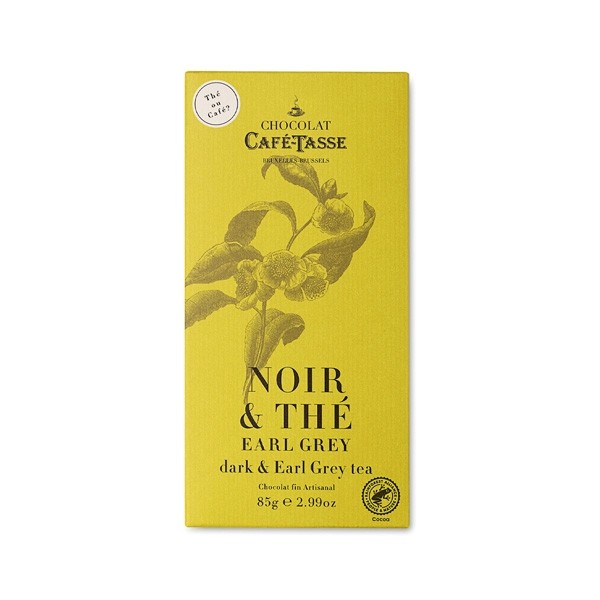 Cafe-Tasse Noir & Thé 60% Dark Chocolate & Earl Grey Tea Tablet - 85 grams 5179D