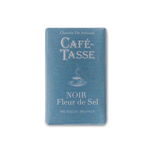 Cafe-Tasse Noir Fleur De Sel 60% Dark Chocolate & Sea Salt Mini-Bar Single - 9 grams