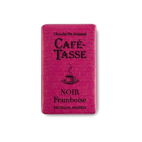 Cafe-Tasse Noir Framboise 60% Dark Chocolate & Raspberry Micro-Bar Single - 9 grams 8017