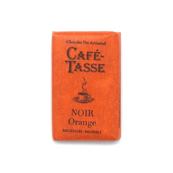 Cafe-Tasse Noir Orange 60% Dark Chocolate & Orange Mini-Bar Single - 9 grams 8008
