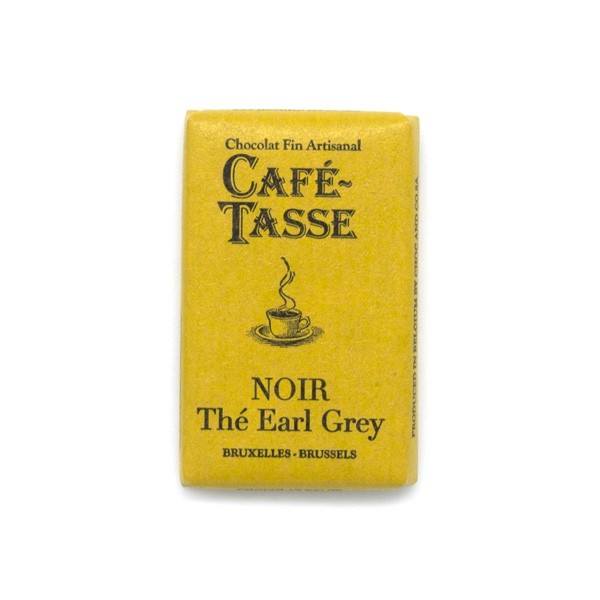 Cafe-Tasse Noir Thé Earl Grey 60% Dark Chocolate & Tea Mini-Bar Single - 9 grams 8006