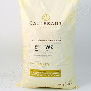 Callebaut W2-NV White Chocolate Callets '3-Drop'