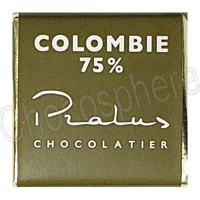 Francois Pralus Colombie 75% Single Origin Dark Chocolate Napolitains - 1kg 