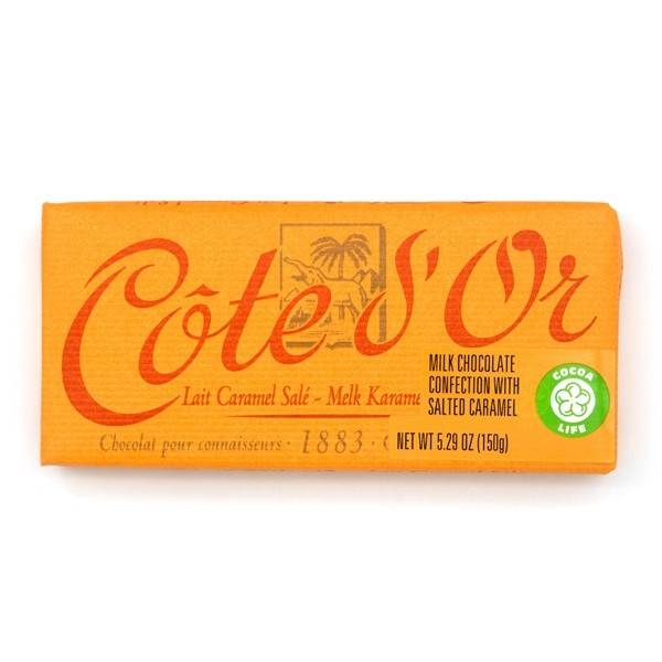 Côte d'Or Lait Caramel Sale Connoisseur Milk Chocolate Salted Caramel Bar - 150 grams 19959