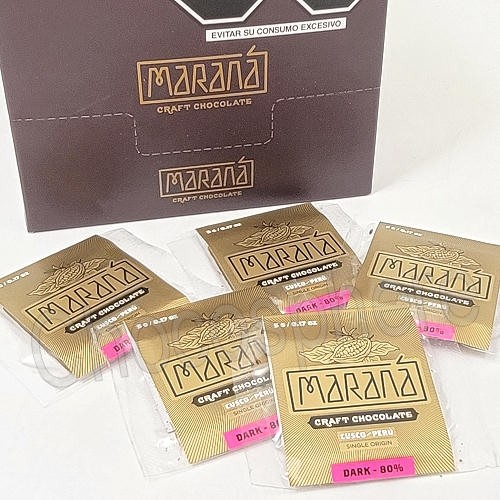 Cusco Dark Chocolate Squares - 80% Cacao