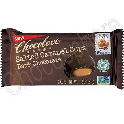 Dark Chocolate Salted Caramel Cups