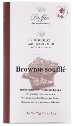Milk Chocolate with Crispy Brownie 70g