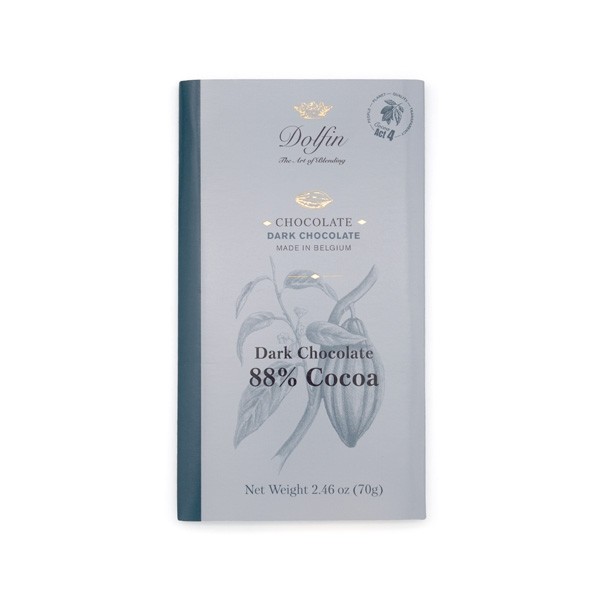 Dolfin 88% Dark Chocolate Bar - 70 grams 8009
