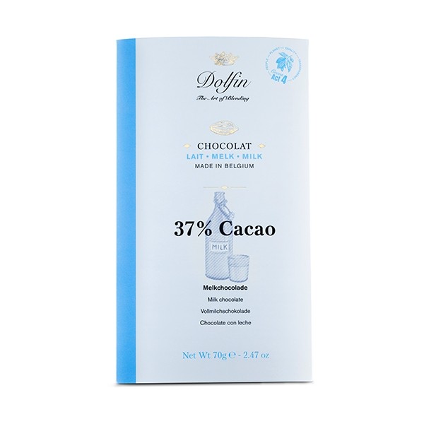 Dolfin Milk 37% Cacao Chocolate Bar - 70 g