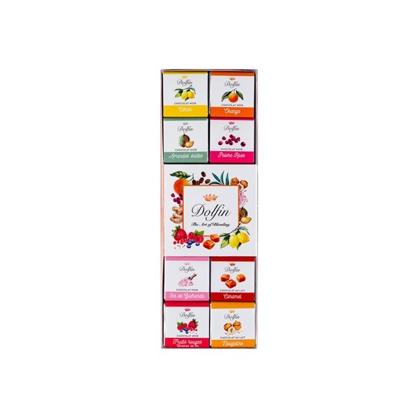 Dolfin Panache Assorted Milk & Dark Chocolate Napolitains Box - 24 pc - 108 g 8041