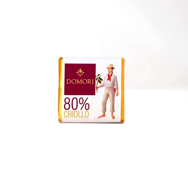 Domori Criollo 80% Dark Chocolate Napolitains Bag - 50 pc - 235 g
