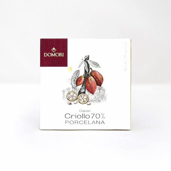 Domori Criollo Porcelana 70% Single Origin Dark Chocolate Bar - 50 g