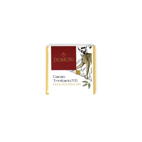 Domori Trinitario Madagascar 70% Single Origin Dark Chocolate Napolitain Single - 4.85 grams