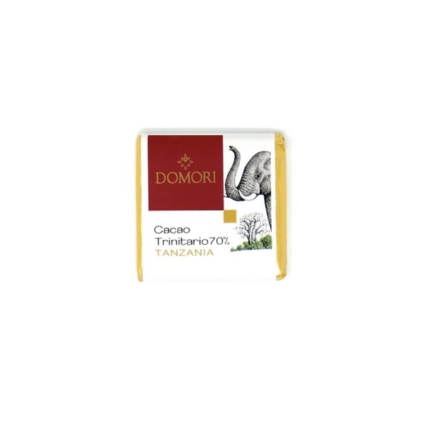 Domori Trinitario Tanzania 70% Single Origin Dark Chocolate Napolitains Bag - 37 pc - 179 grams 00147