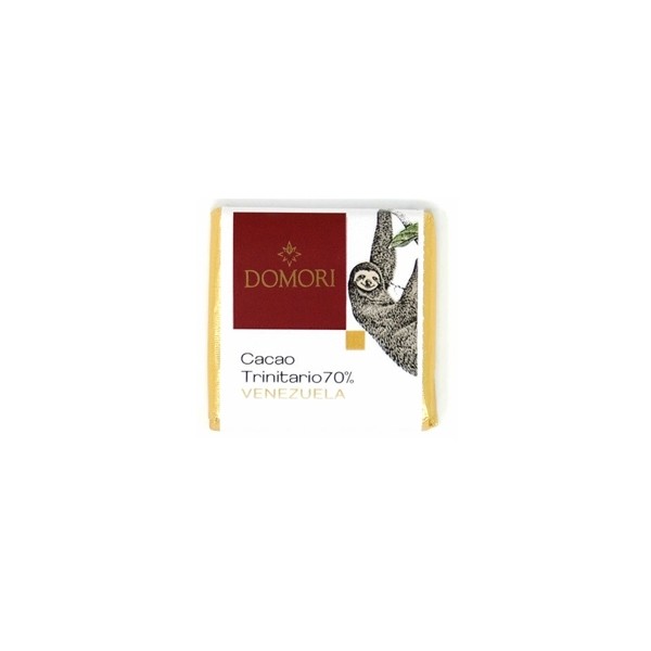 Domori Trinitario Venezuela 70% Single Origin Dark Chocolate Napolitains Bag - 37 pc - 179 grams