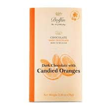 Dark Chocolate with Candied Orange Peels Bar 70g