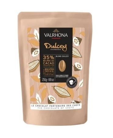 Blond Dulcey Chocolate 'Les Feves' Discs - 250g