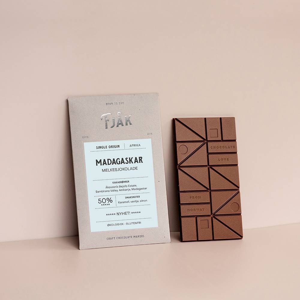 Madagascar 50% Milk Chocolate Bar - 60 grams 22068