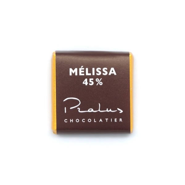 Francois Pralus Melissa BIO 45% Single Origin Milk Chocolate Napolitain Single - 5 grams