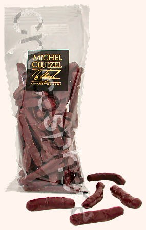 Michel Cluizel Chocolate Covered Candied Lemon Peel Bag 00010