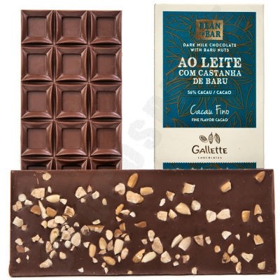 Dark Milk Chocolate with Baru Nuts Bar