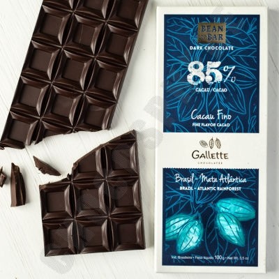 Brazil Atlantic Rainforest 85% Chocolate Bar - 100g