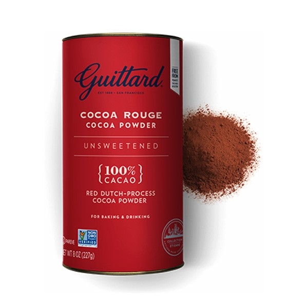 Guittard Cocoa Rouge Dutched Cocoa Powder Canister - 227g 7501 C5 7501C5