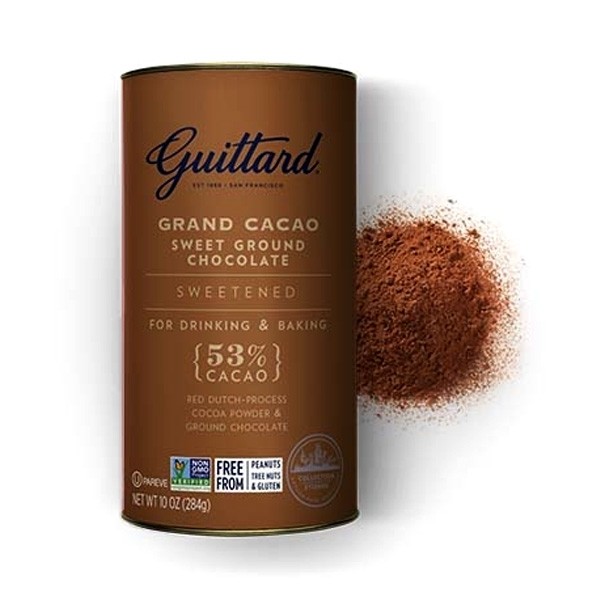 Guittard Grand Cacao 53% Drinking Chocolate Canister - 284 grams 7530