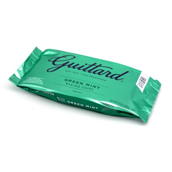 Guittard Green Mint Chips - 340 grams 0235