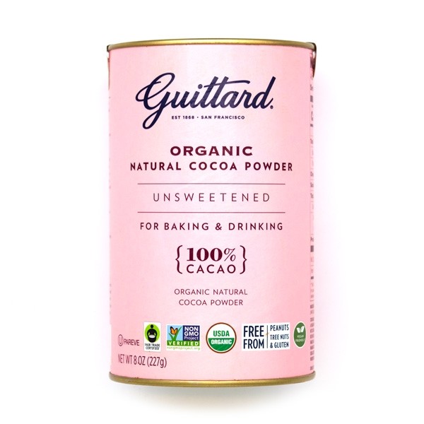 Guittard Organic Natural Unsweetened Cocoa Powder Canister - 227g 7542