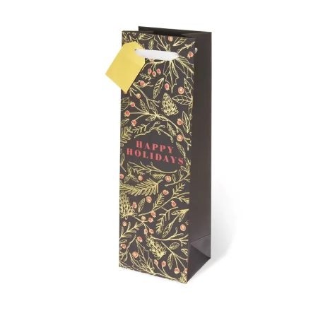 Holiday Floral Wine Bag - Single Bottle – Add-on