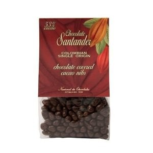 Chocolate-Covered Cacao Nibs 250g, package varies from the photo