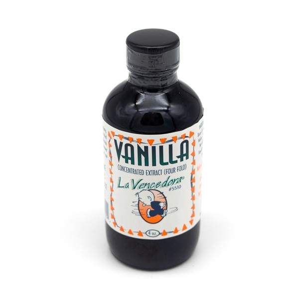 La Vencedora Four Fold Concentrated Mexican Vanilla Flavoring - 4oz