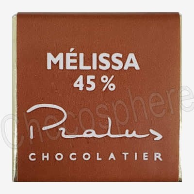 Francois Pralus Melissa BIO 45% Single Origin Milk Chocolate Napolitains - 1kg