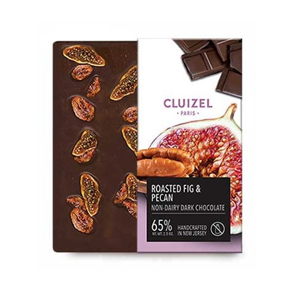 Michel Cluizel 65% Dark Chocolate with Roasted Fig & Pecans Bar - 70g