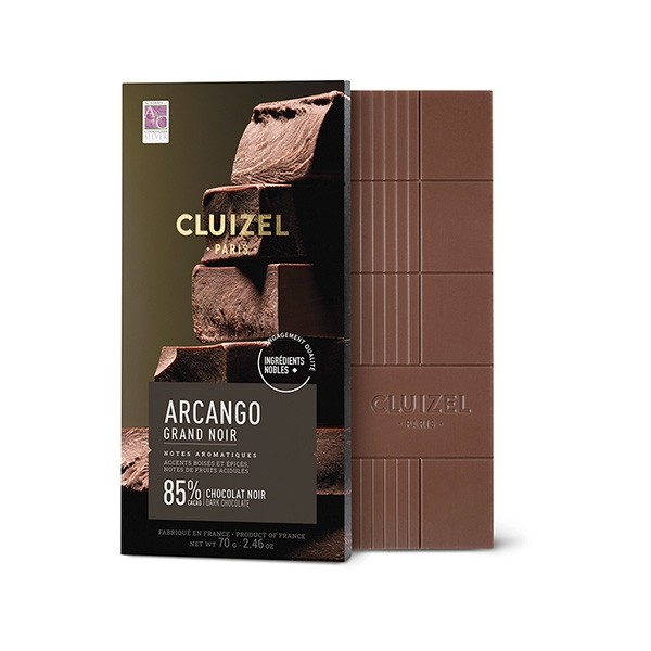 Michel Cluizel Arcango Grand Noir 85% Dark Chocolate Bar - 70g 12285