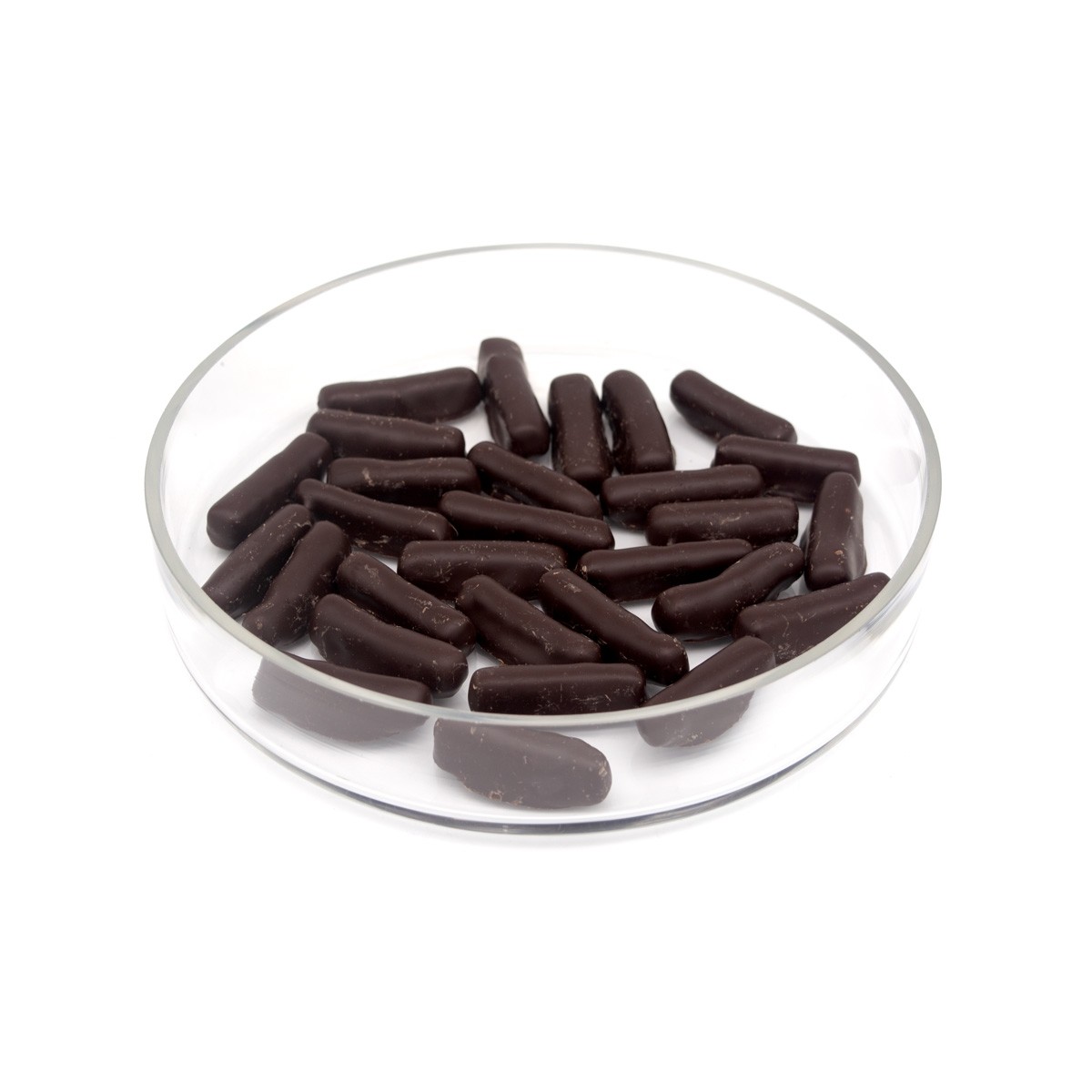 Michel Cluizel Candied Ginger Covered in 63% Dark Chocolate Bag - 200g 00015