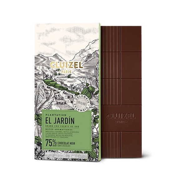 Michel Cluizel El Jardín 75% Single Origin Dark Chocolate Bar - 70g 12105