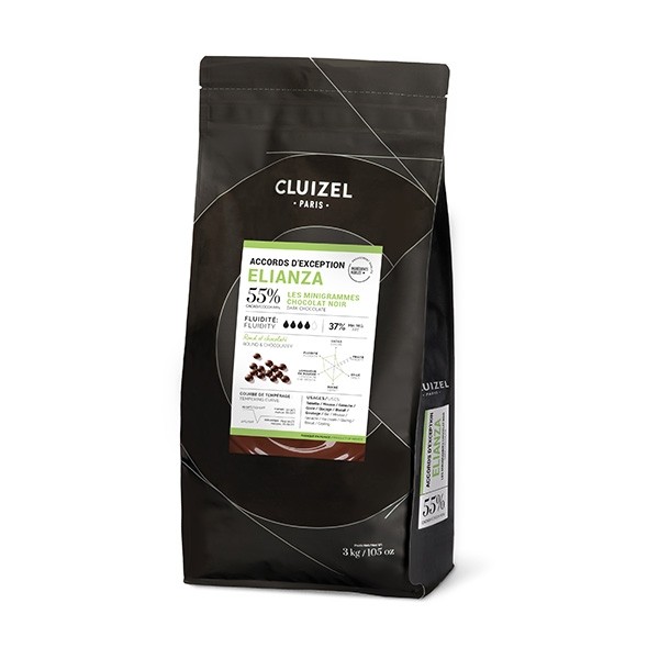 Michel Cluizel Elianza 55% Dark Chocolate Mini-Grammes Bag - 3kg 20053