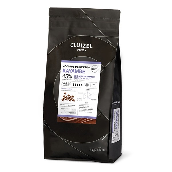 Michel Cluizel Kayambe Lait 45% Milk Chocolate Mini-Grammes Bag - 3kg 20450
