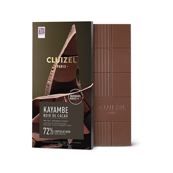 Michel Cluizel Kayambe Noir De Cacao 72% Dark Chocolate Bar - 70 g 12272