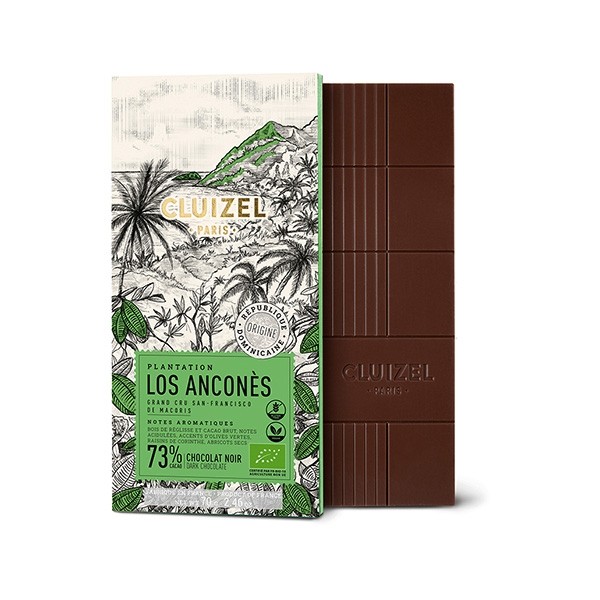 Michel Cluizel Los Anconès BIO 73% Single Origin Dark Chocolate Bar - 70g 12128